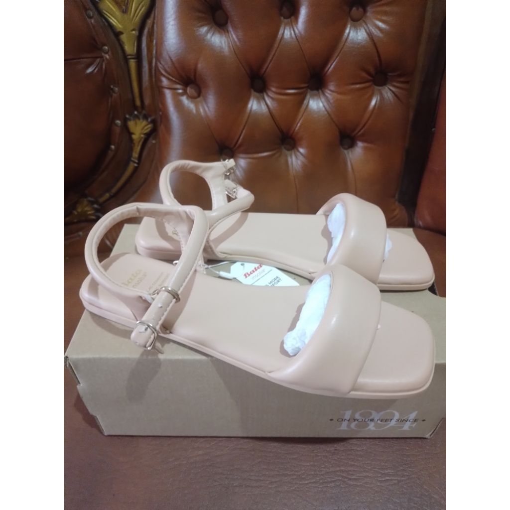 Sandal Wanita Flat Tali By Bata Comfit Ori