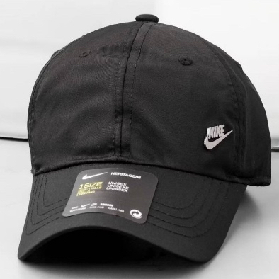 TOPI NIKE SIDE METAL FONT ORIGINAL BLACK WHITE NAVY / TOPI PRIA WANITA PRIA / TOPI FULL SET