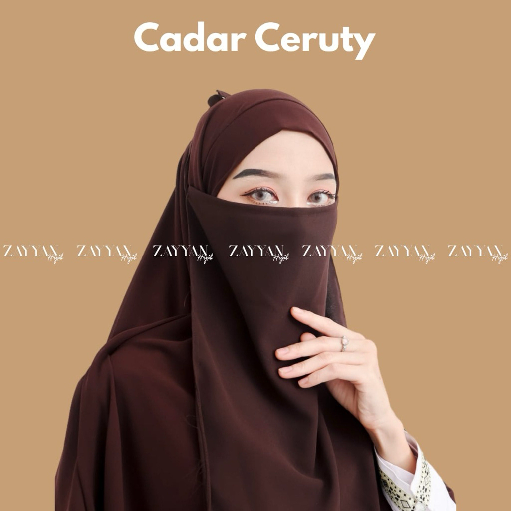 Cadar tali Candy 2 Layer Ceruty babydoll Shara | Niqob by Zayyan.hijab