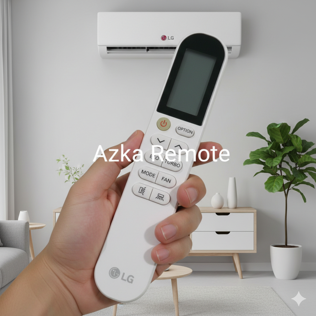 REMOTE REMOT AC LG ECO TURBO PANJANG ORIGINAL ASLI BARU