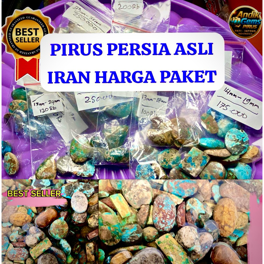 BATU PIRUS PERSIA/IRAN ASLI HARGA PAKET