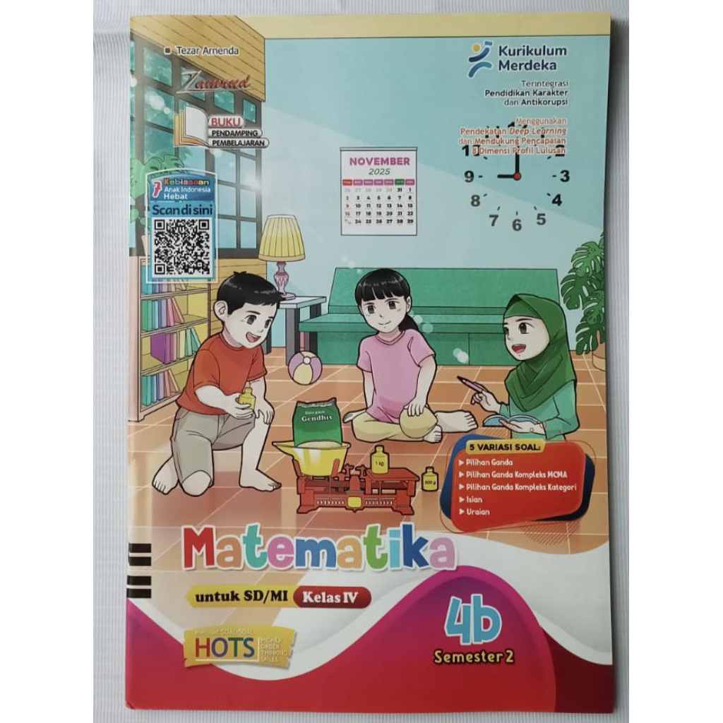 LKS SD/MI MATEMATIKA KELAS 4 SEMESTER 2 KURIKULUM MERDEKA