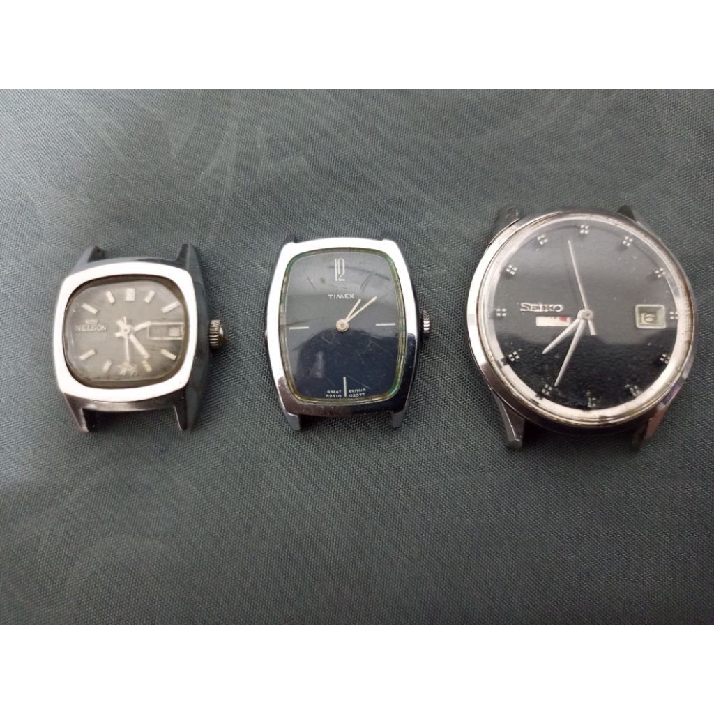 Seiko sealion mesin kuning timex tank dan nelson tank