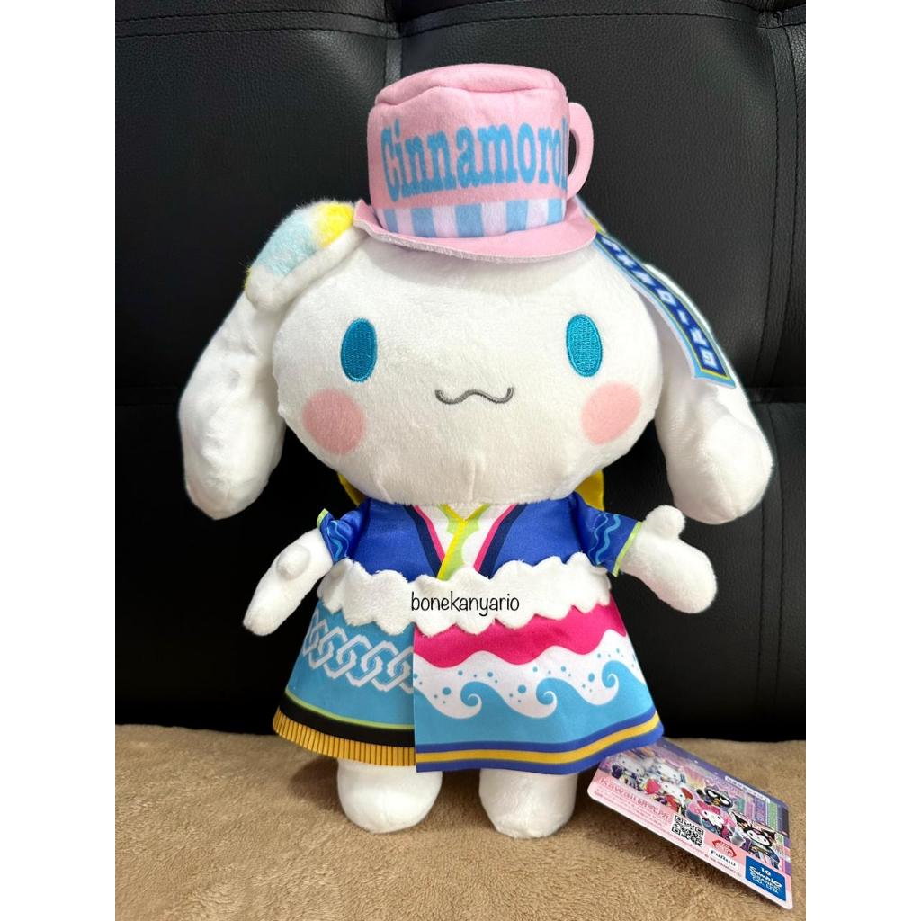 Boneka Cinnamoroll Sanrio Characters Puroland Collaboration Live Character BIG Plush Original Jepang