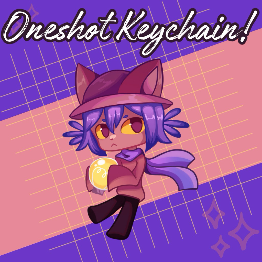 Fanmerch acrylic keychain oneshot (niko)