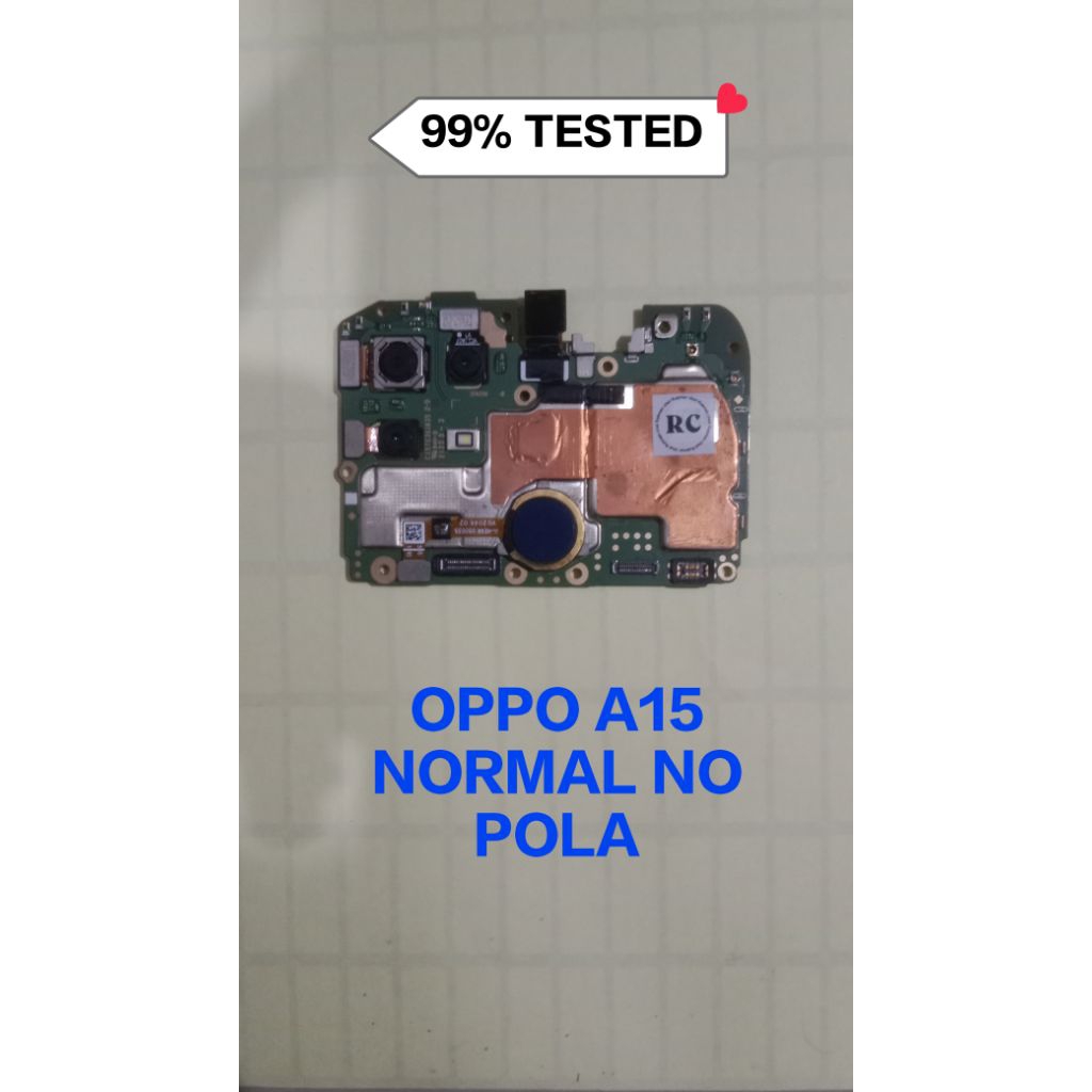 MESIN OPPO A15s 4/64GB (MESIN ONLY) HIDUP NORMAL 99%TESTED