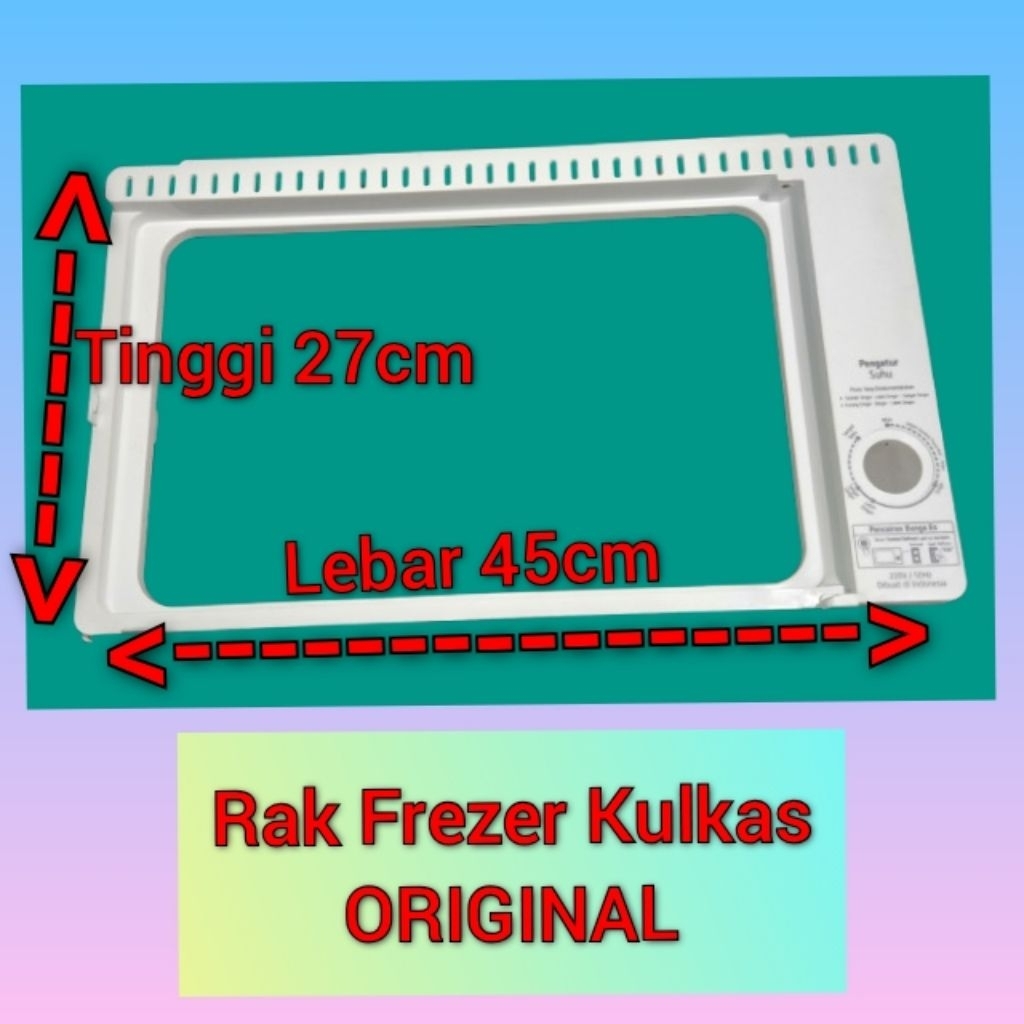 Frame Tutup Kulkas Frezer LG 1Pintu P.9cm L.45cm T.27cm