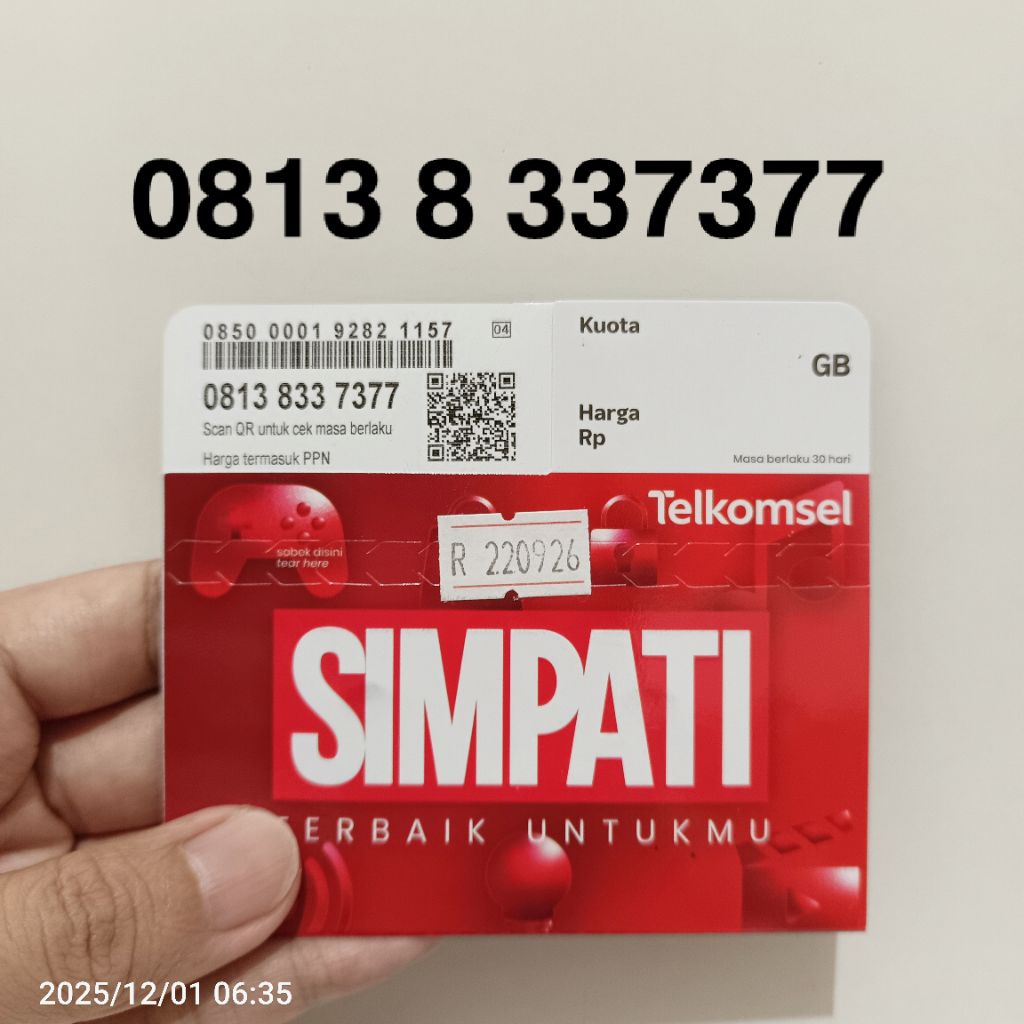 nomor cantik simpati 11digit