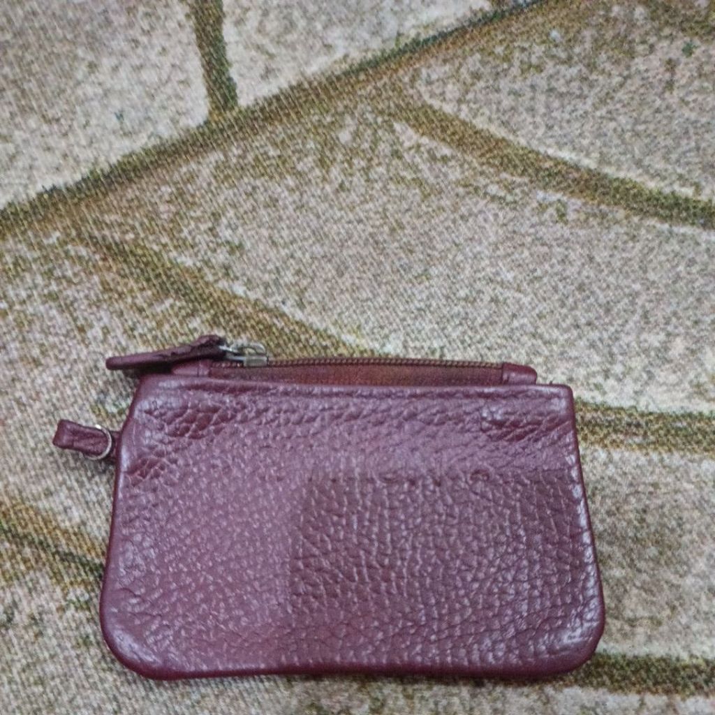 DOMPET COIN TAS PAPILLON SEKEN WARNA MARUN