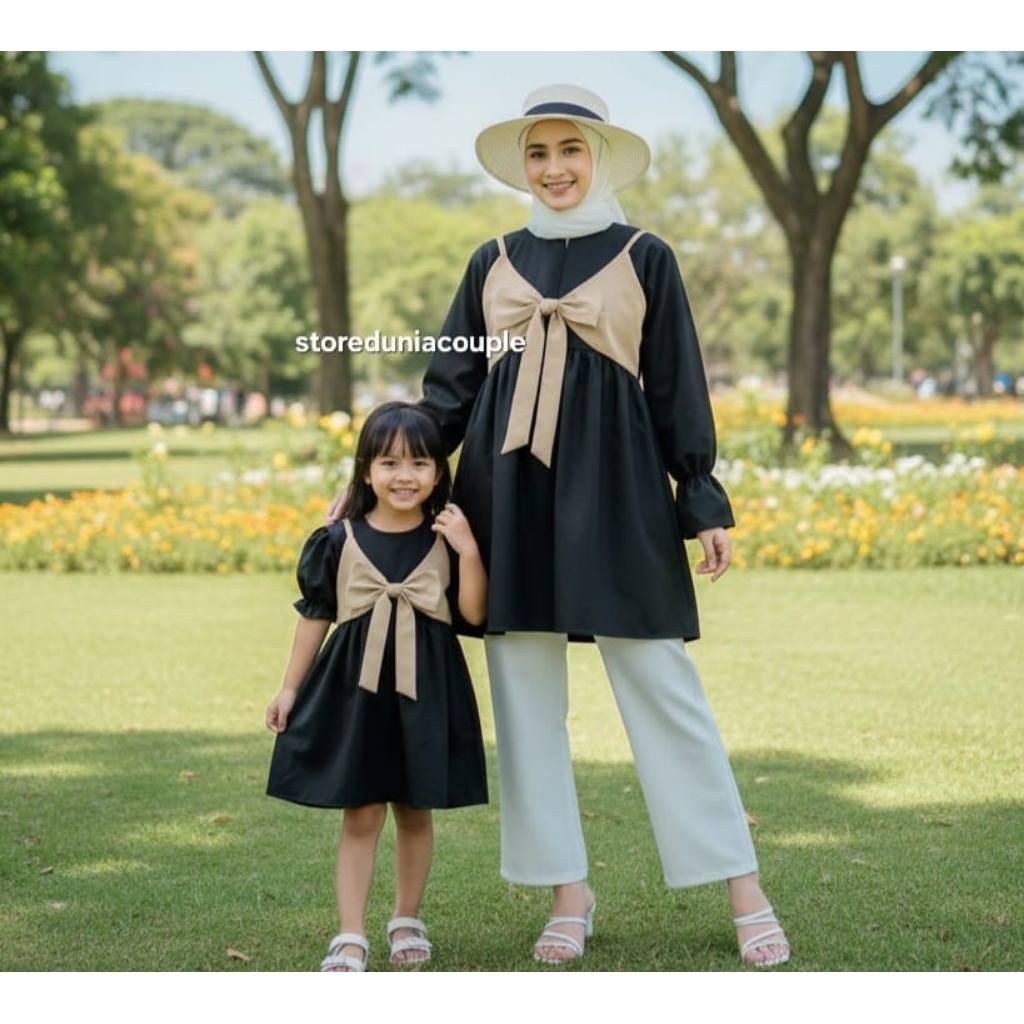 Fuji Couple Ibu Dan Anak Perempuan / Baju Couple Ibu Dan Anak Perempuan / Blouse Couple Ibu Anak Per