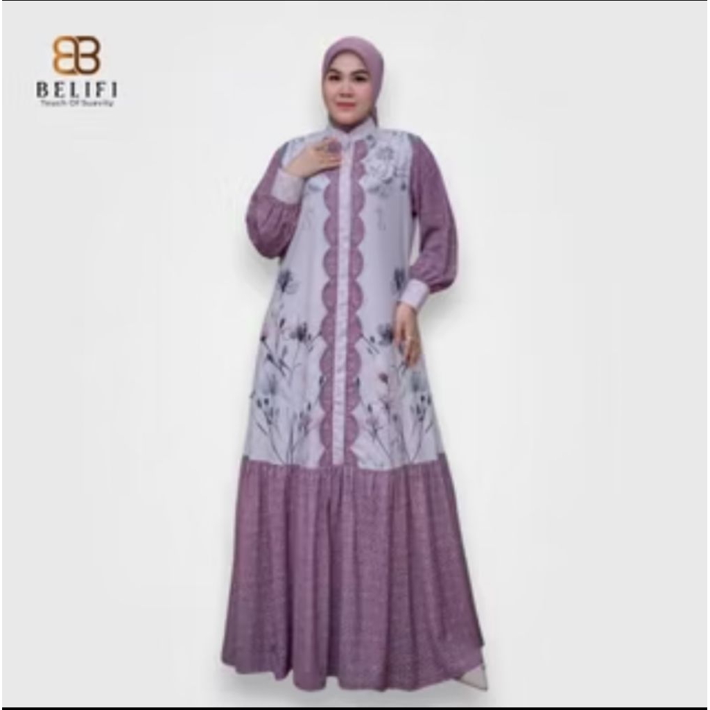 Belifi gamis ruffle