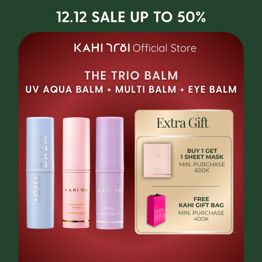 [Official] KAHI Balm Trio - KAHI Multi Blam x KAHI UV Aqua Balm x KAHI Eye Balm