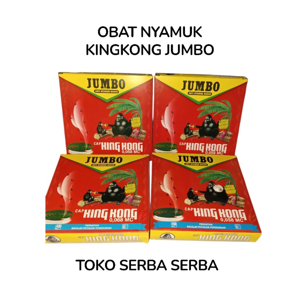 OBAT NYAMUK KINGKONG JUMBO , 1 DUS ISI  60 PCS