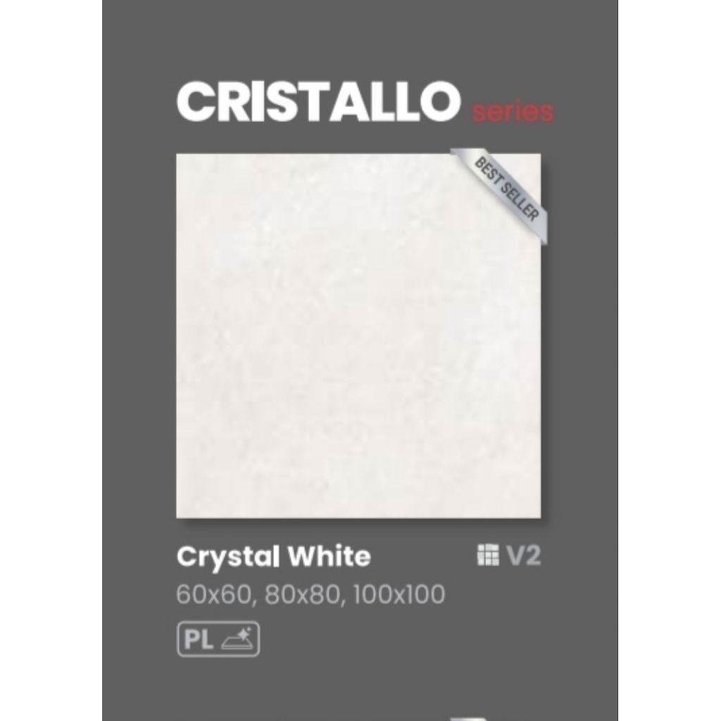 GRANIT MERK INDOGRESS TIPE CRYSTAL WHITE DAN CRYSTAL IVORY UKURAN 60X60 PERMUKAAN TEKSTUR POLISHED G