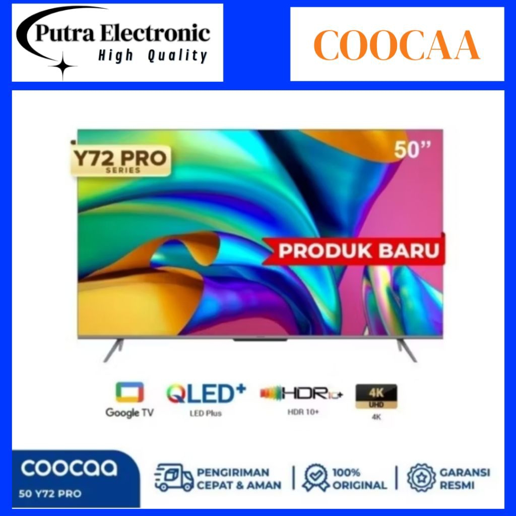 Shop COOCAA 50Y72 PRO 4K QLED GOOGLE TV 50 inch
