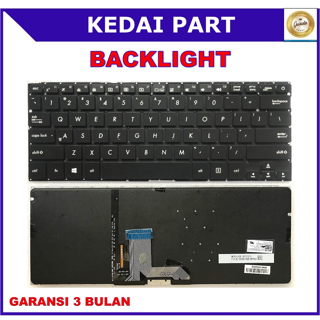 Keyboard Asus Zenbook UX410U UX410 UX410UA UX410UF Backlight