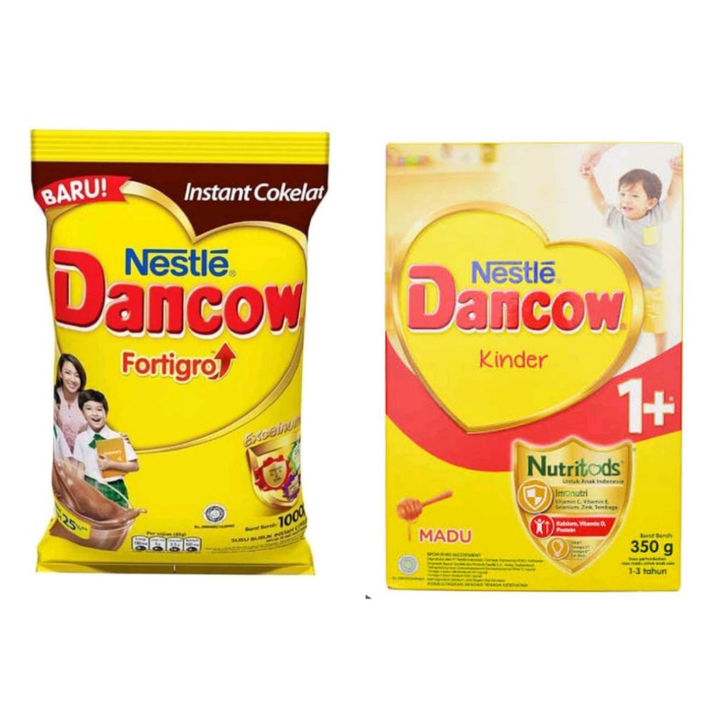 DANCOW 1+ MADU 350GR DAN FORTIGRO 1KG