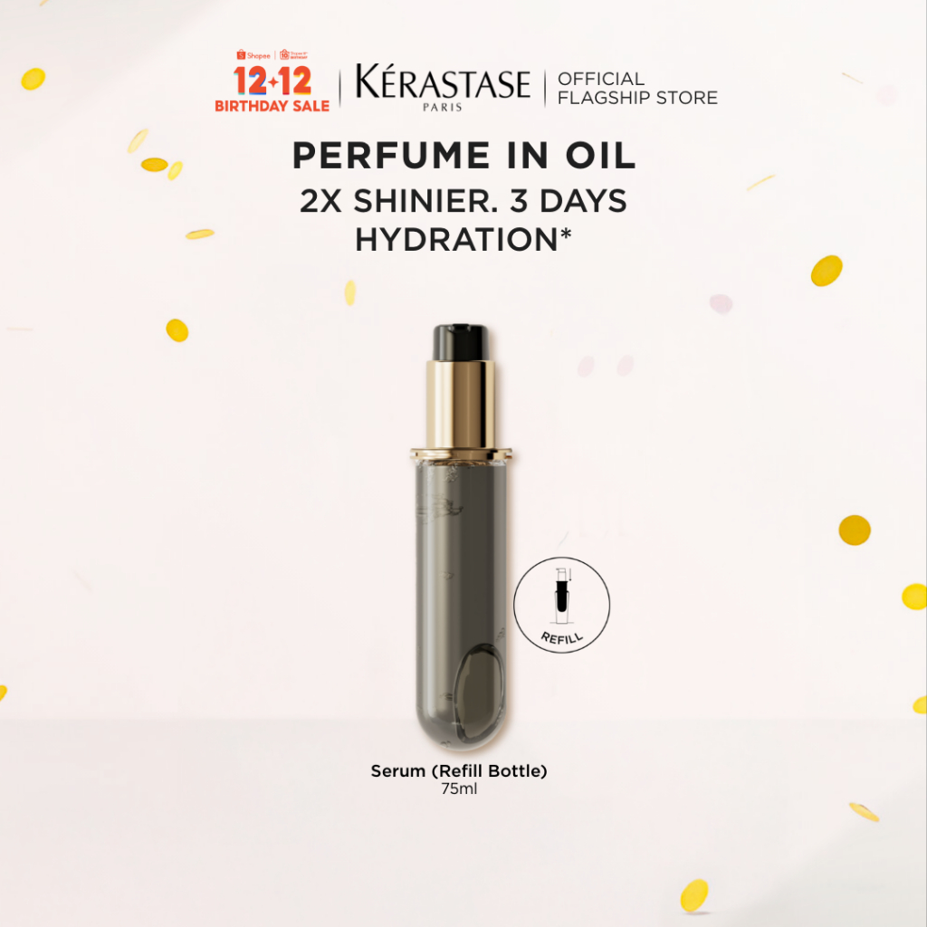Kerastase Chronologiste Hair Oil 75ml (Refill Bottle) Hair Perfume in Oil - Parfum Rambut dan Serum 