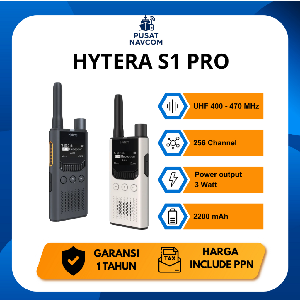 Hytera S1 PRO HT DMR Digital UHF 400 Mhz Original