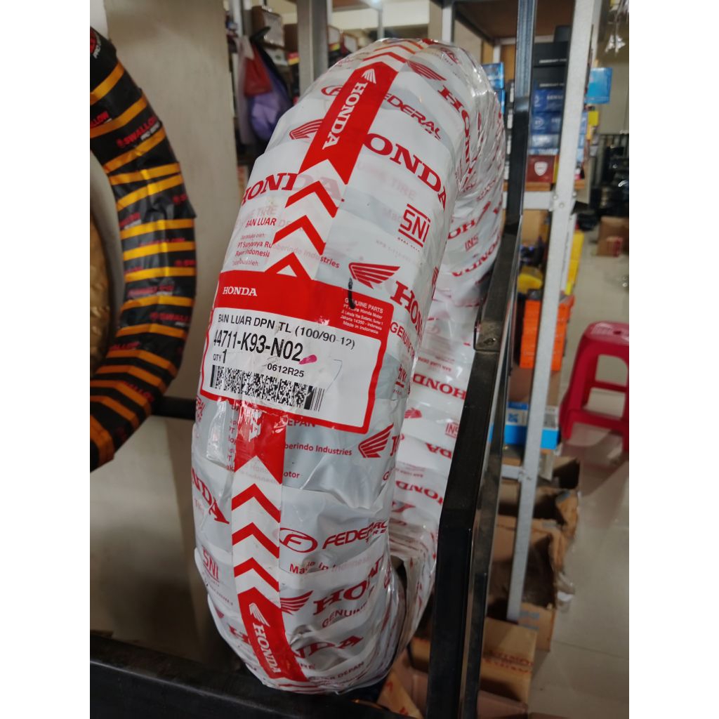 Ban Federal Honda 100/90-12 Tubeless