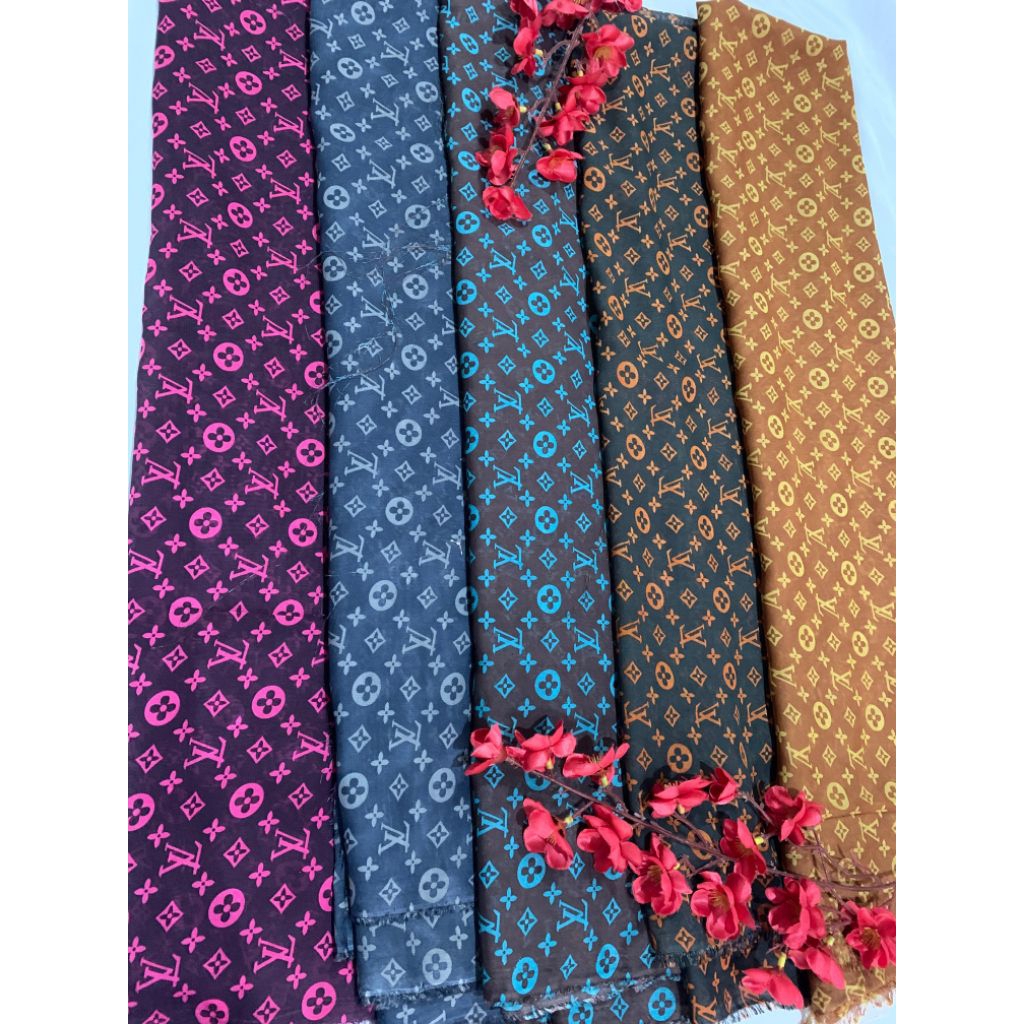 KAIN SIFON MOTIF LV PREMIUM LEBAR 150cm