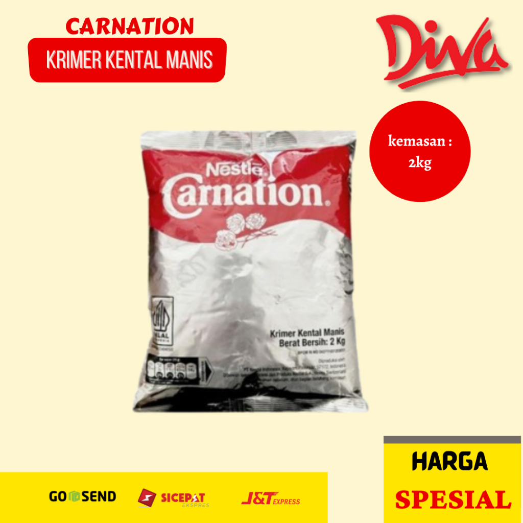 [2kg] Carnation Kental Manis | Krimer Kental Manis Original | Susu Kental Manis