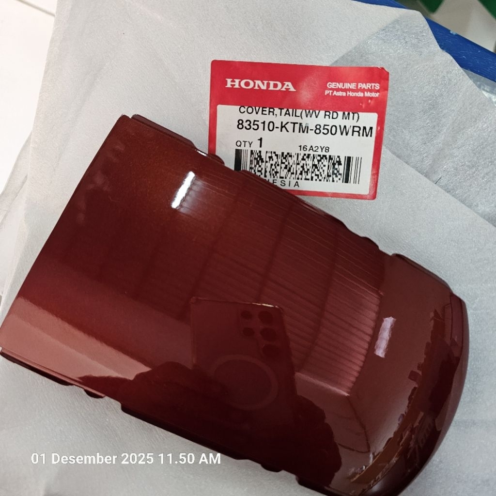 Pet stop belakang Supra X125 merah 2007-2014 . 871X0-KTM-850WRM