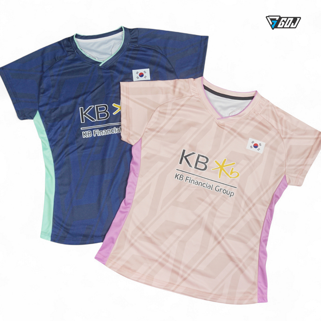 Jersey Badminton Korea Cewek 2025