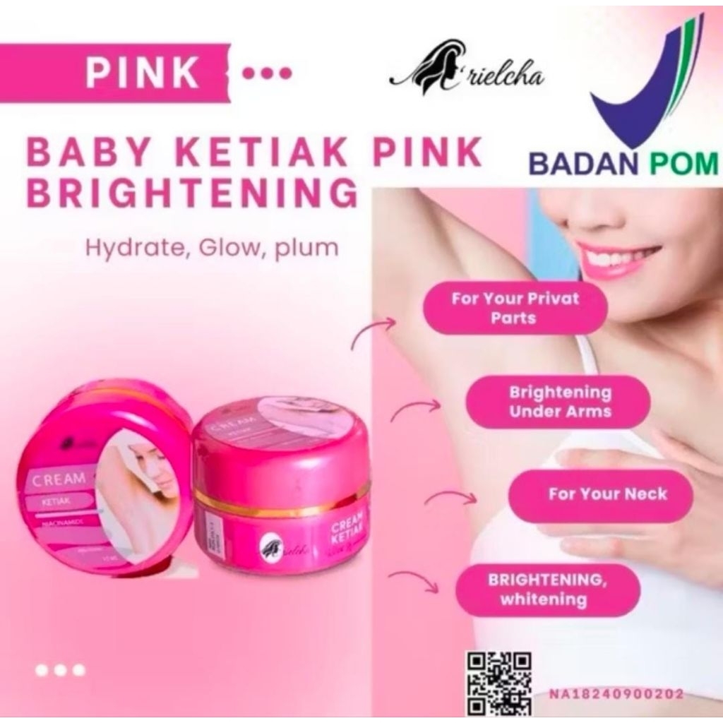 Baby Pink Cream Pemutih Ketiak BPOM