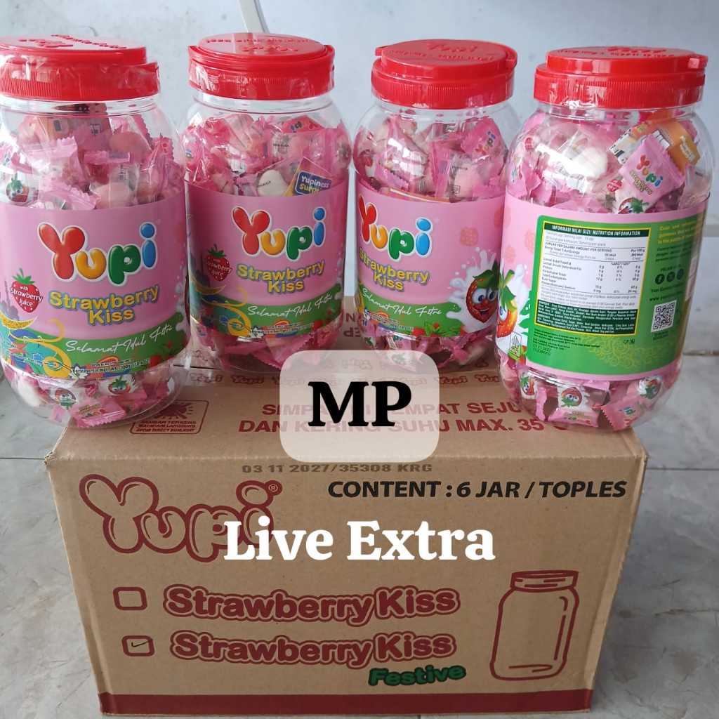 YUPI  KEMASAN TOPLES 1 DUS ISI 6 TOPLES EXP 2027