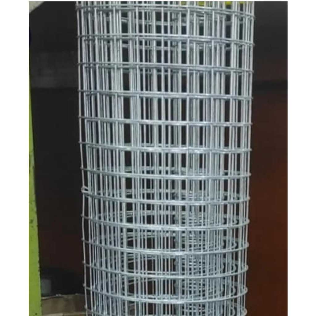 Wiremes Galvanis 50 x 50mm - Kawat Loket - Kawat Ayam tebal 4mm / ROLLAN