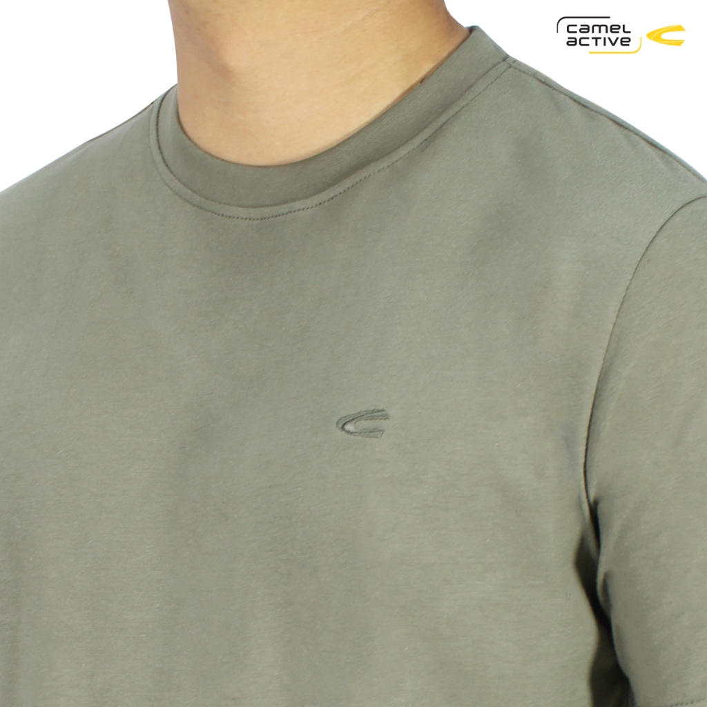 camel active Men's Basic CVC Jersey T-Shirt
