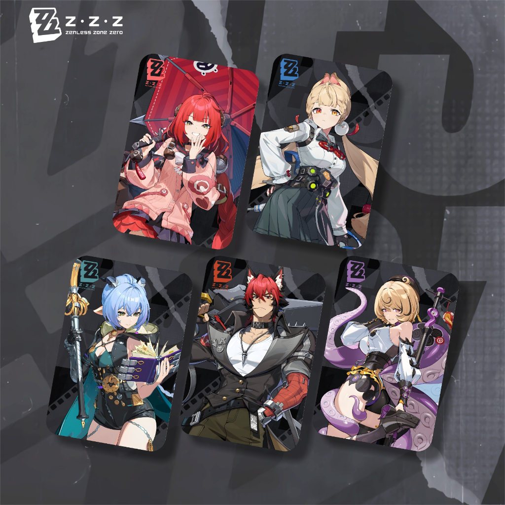 Set Koleksi Photocard Anime Game Zenless Zone Zero ZZZ PC