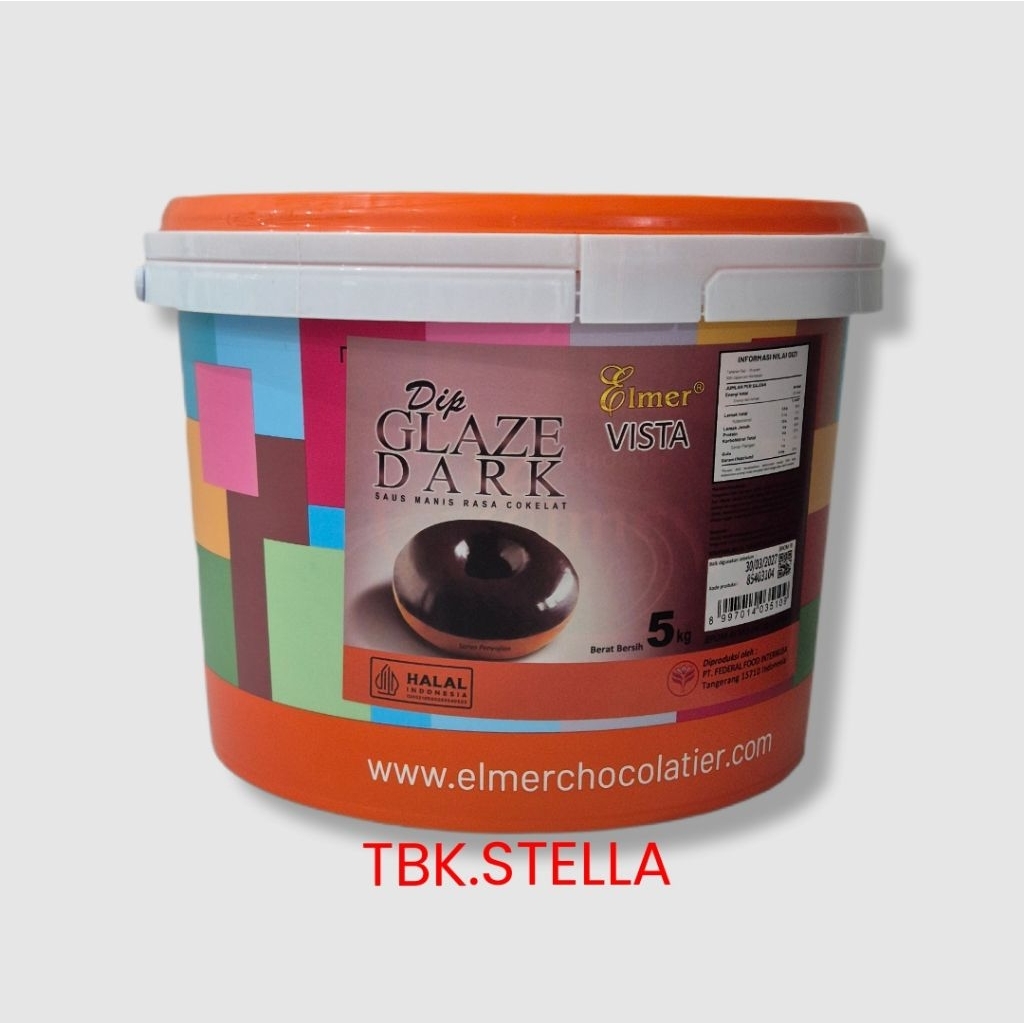 ELMER DIP GLAZE COKLAT 5 KG / SELAI OLES COKLAT