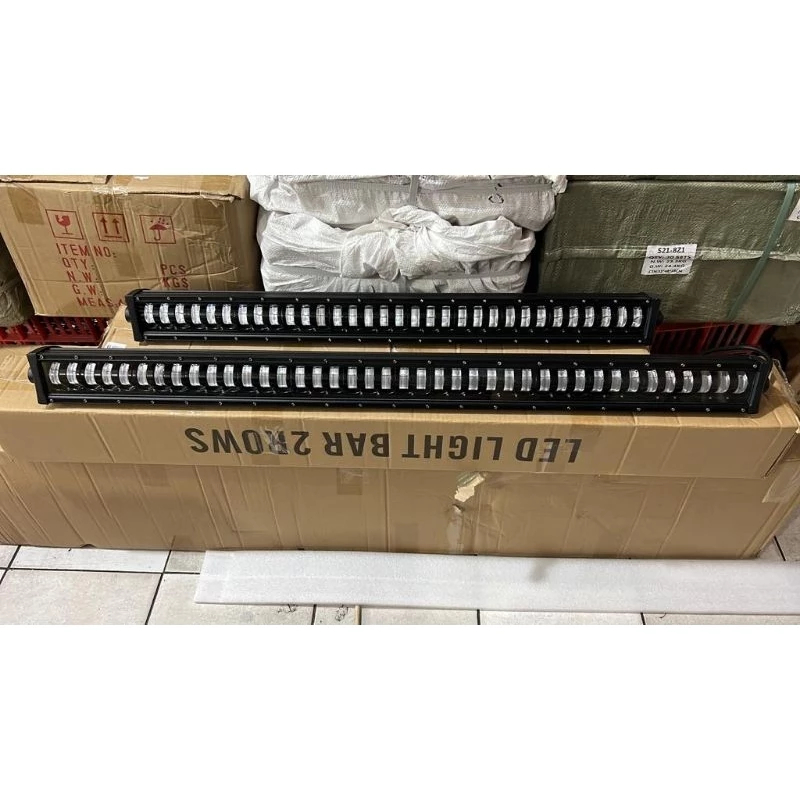 LED BAR  Single Row 9D Jauh Dekat 108 CM 12-24V Led bar 4X4 4WD offroad Truk Double BeamPaket: 1 Pcs
