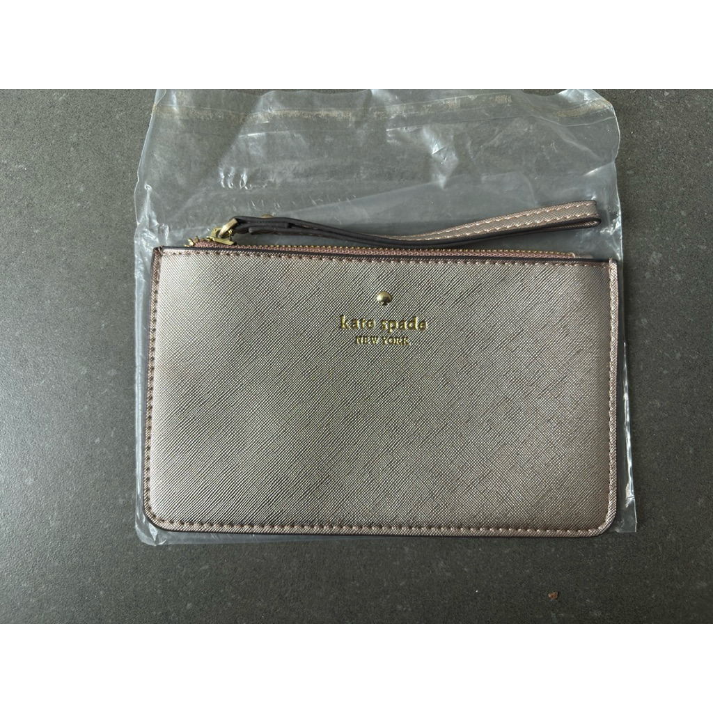 pouch Kate Spade / gold / preloved