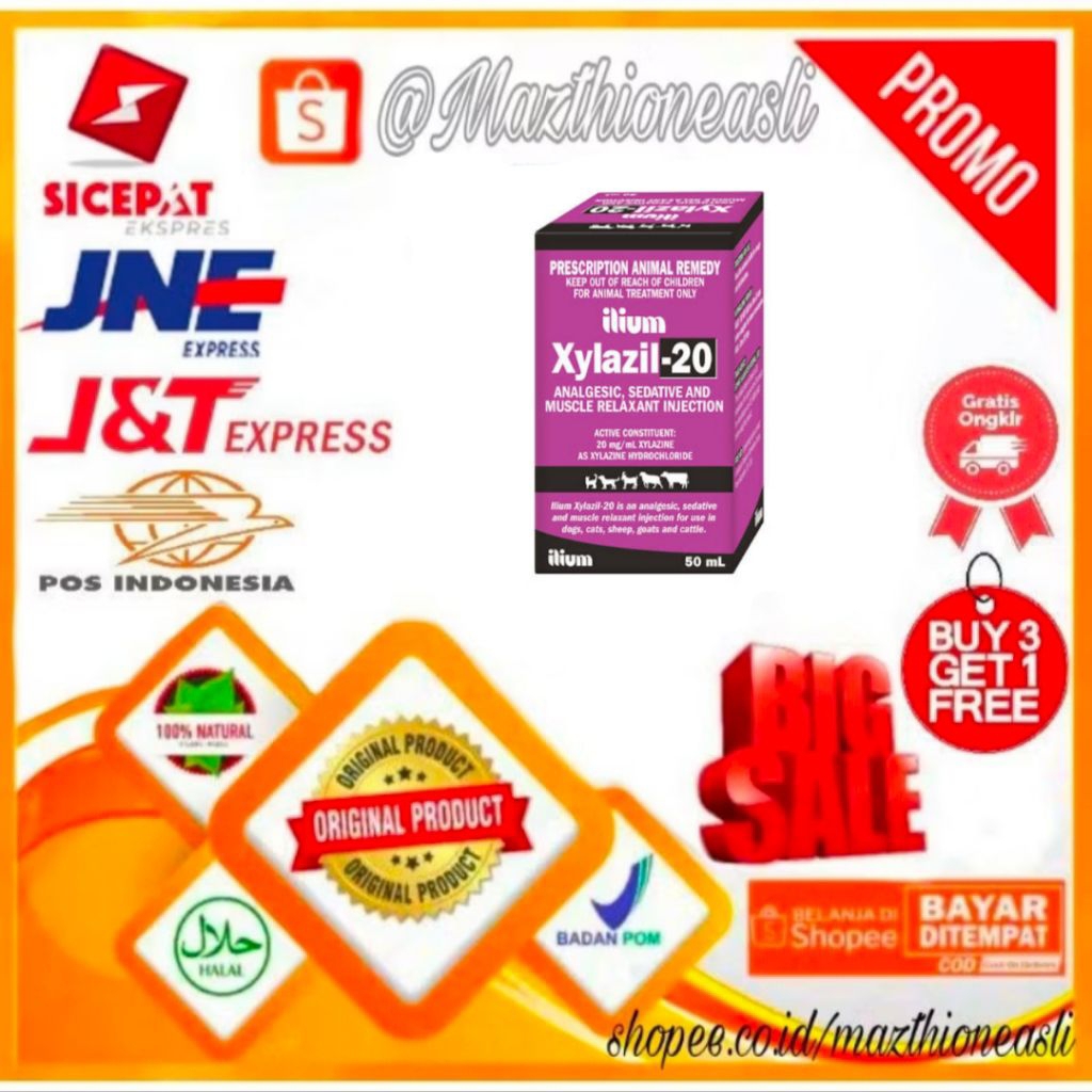 Ilium Xylazil-20 Untuk Hewan Berkualitas Tinggi