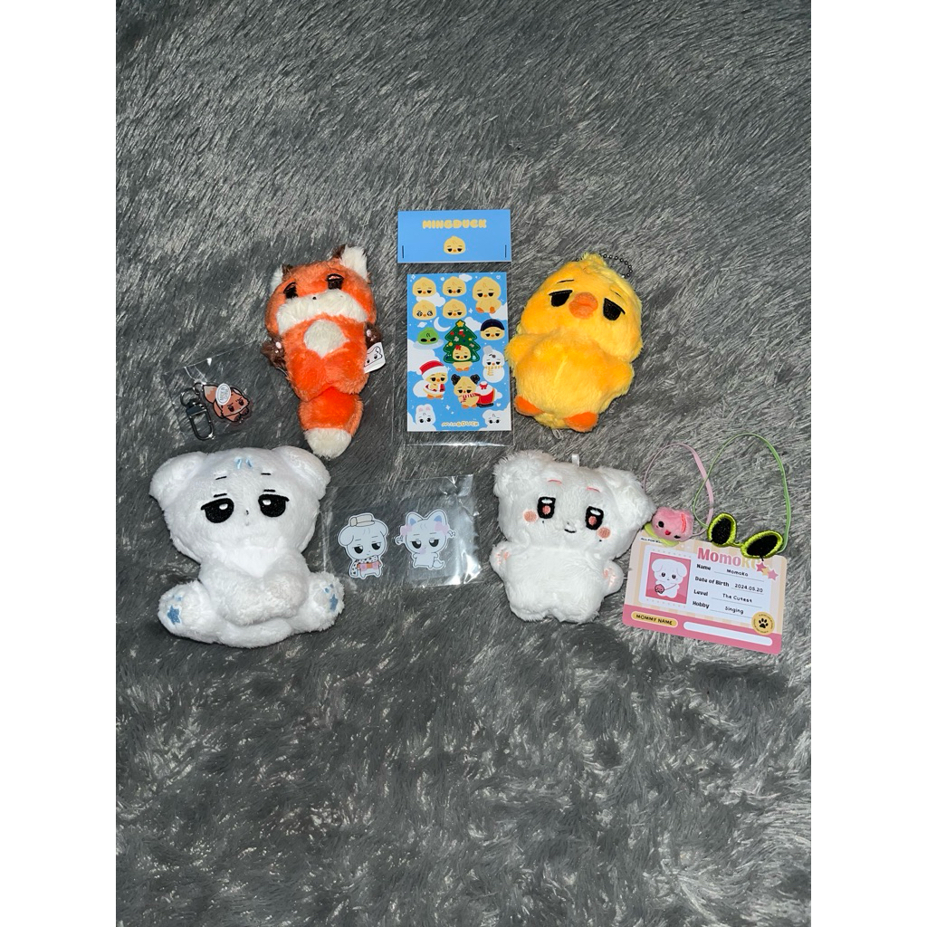 DOLL WINTER AESPA JIKJIK FOX MINGDUCK SOODADAENG MOMOKO BONEKA KIM MINJEONG