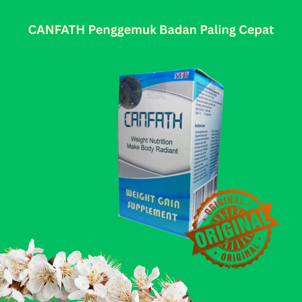 Canfath Obat Gemuk Badan Super Cepat Original Canada - 1 KOTAK