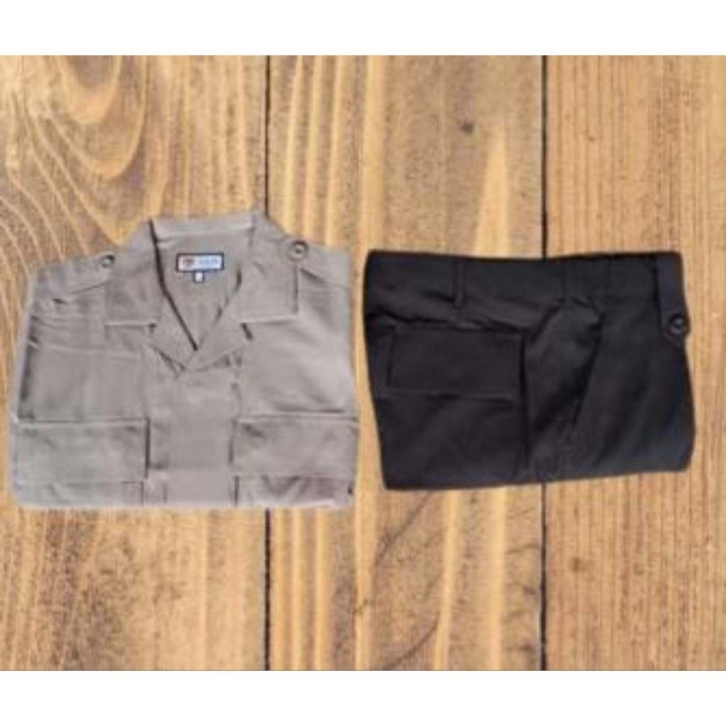 Seragam pdl jatah Polri Dril Premium / Setelan baju Pdl jatah polri / baju celana pdlt / baju celana