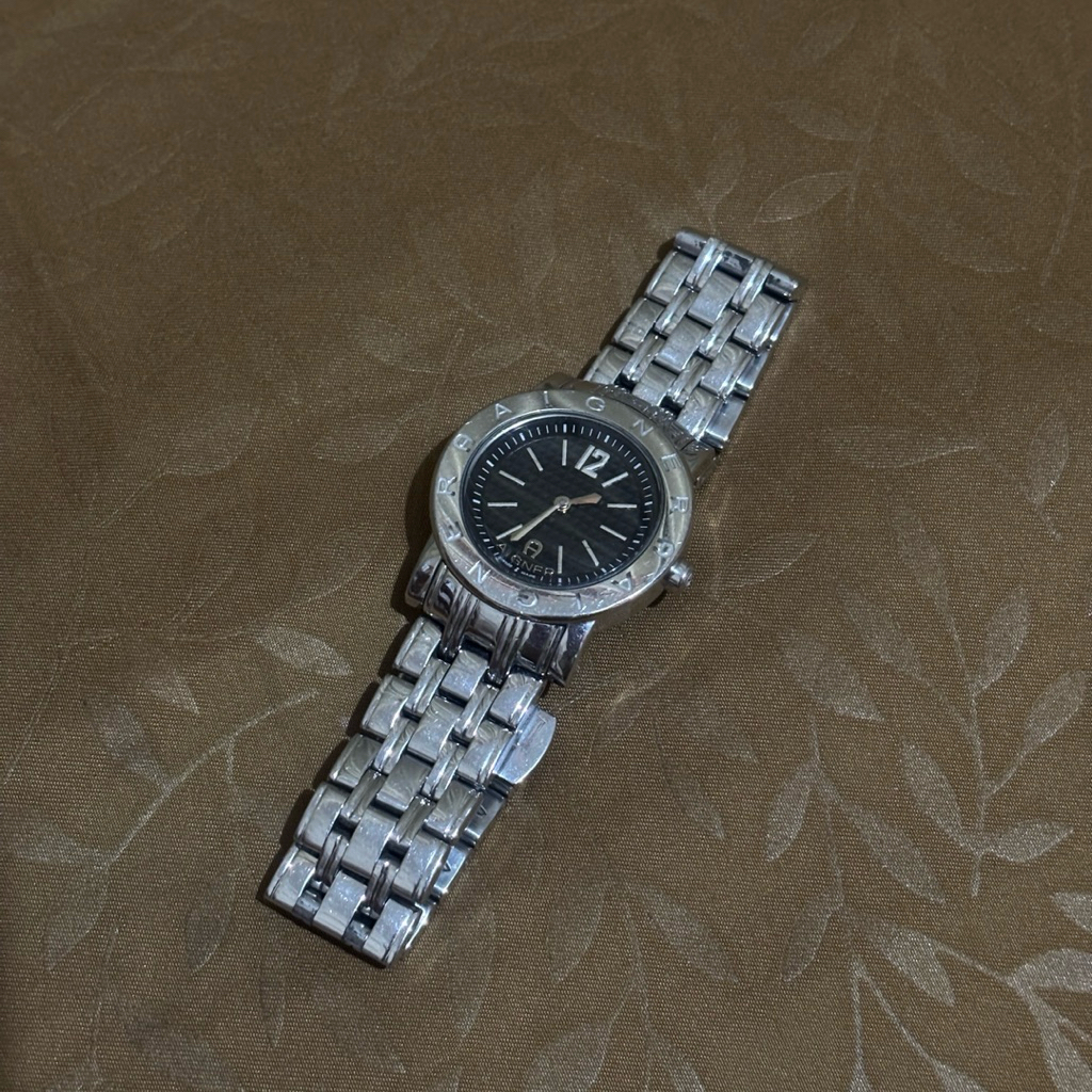 Jam Tangan Wanita Aigner Cortina A26200 100% ORIGINAL | Silver Vintage Watch Women Watch