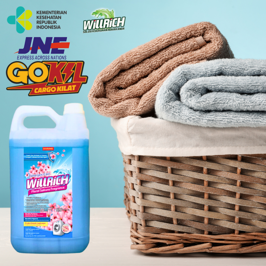 Willrich Makassar Deterjen Laundry 5 Liter Pengiriman Seluruh Indonesia