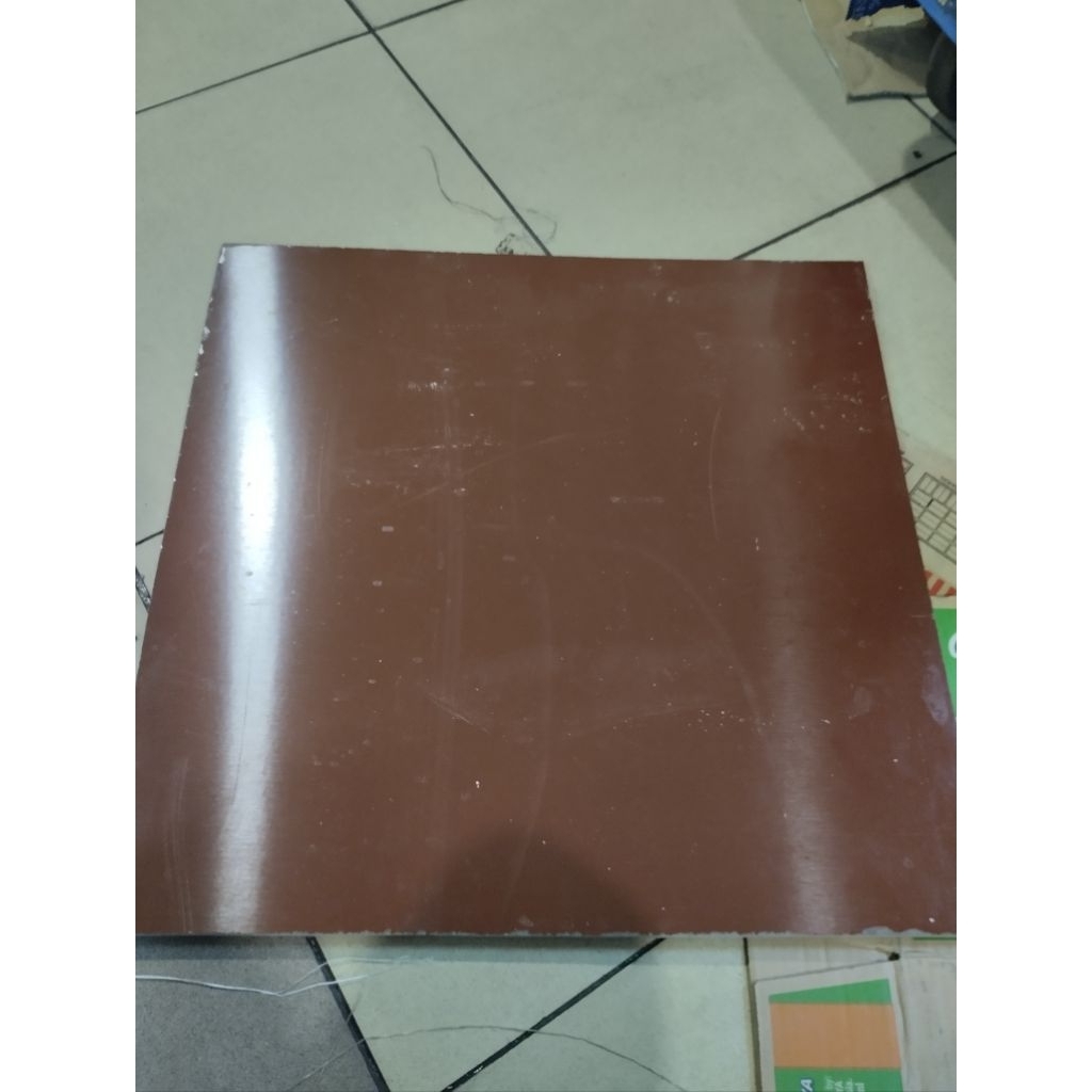Ebonit 10mm x 36mm x 322mm / Ebonit sheet lembaran custom
