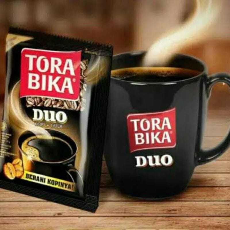 Tora bika duo kopi instan tora bika kopi + gula 1renteng (10sachet)