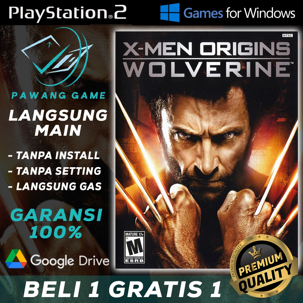 X-Men Origins Wolverine | Langsung Main Tanpa Install & Tanpa Setting | PC GAME | GAME PS2