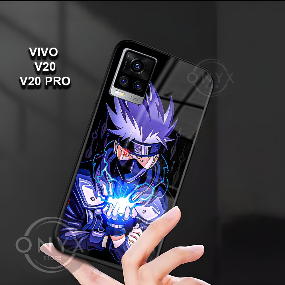 [W54] Softcase VIVO V20/V20 PRO Softcase Kaca Kilau Glossy | Kesing Vivo Motif Naruto | Case Vivo VI