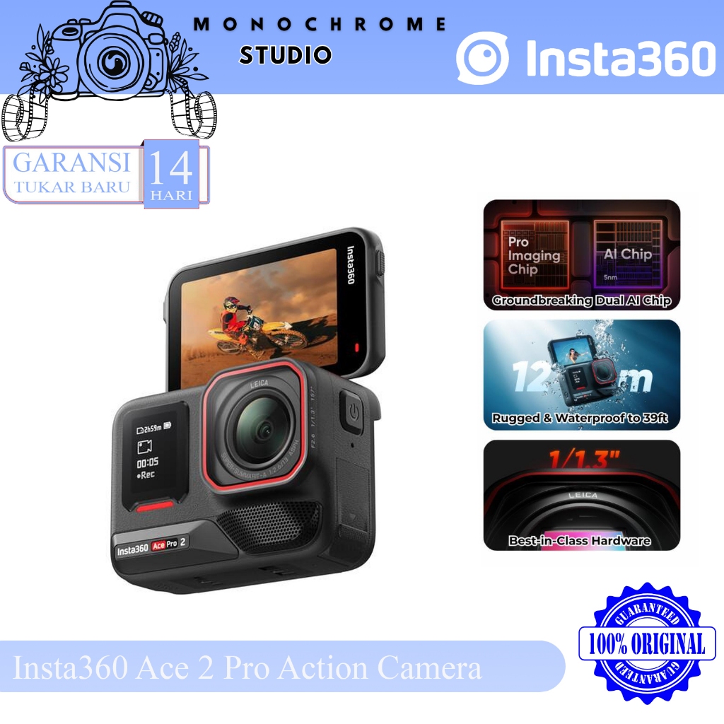 Insta360 Ace 2 Pro Action Camera Insta 360 Garansi Resmi Action Cam 36 Garansi Resmi