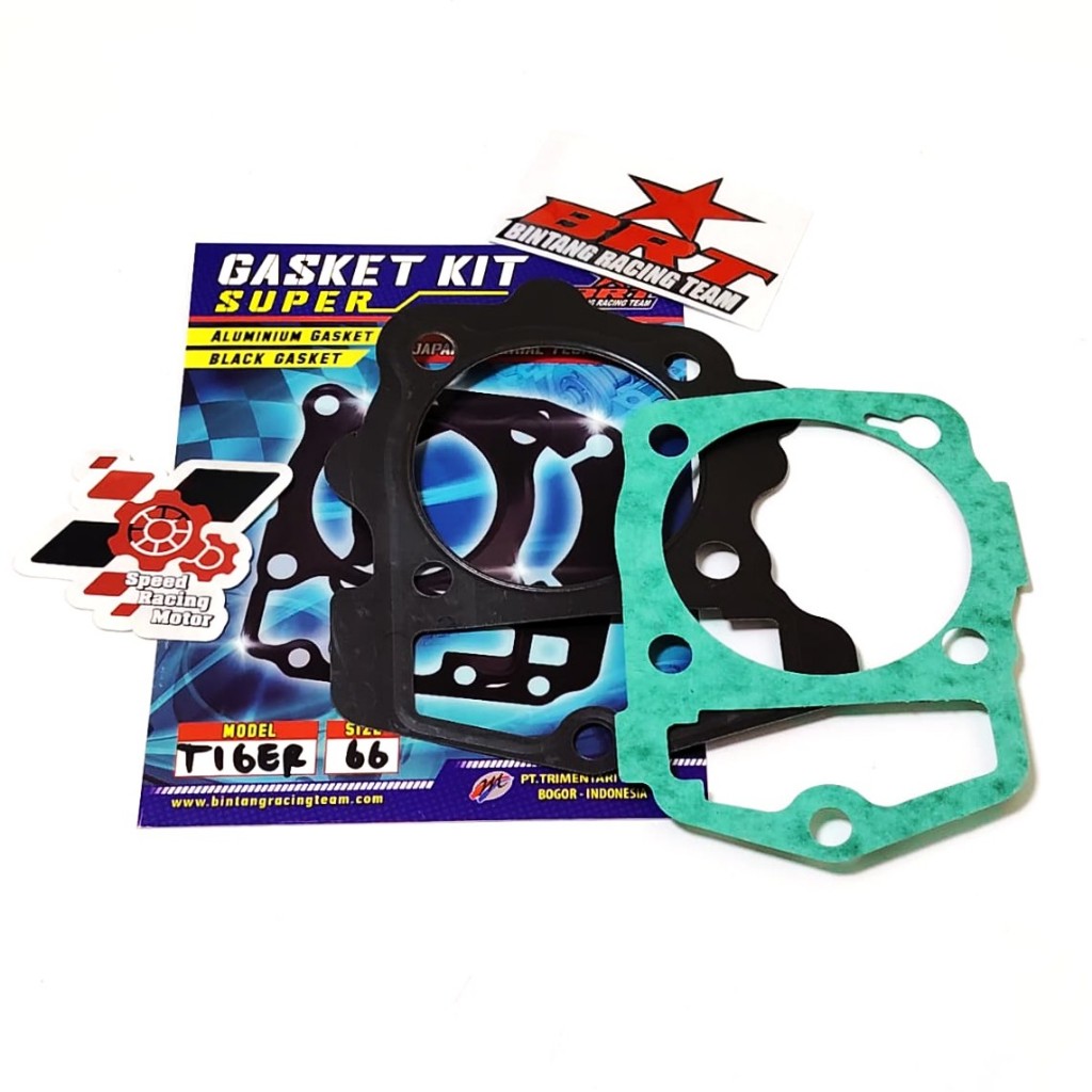 PAKING BRT GASKET BLOK HEAD TIGER GL PRO GL MAX MEGAPRO CB100 CB 125 66mm 66 mm PACKING ATAS BAWAH G