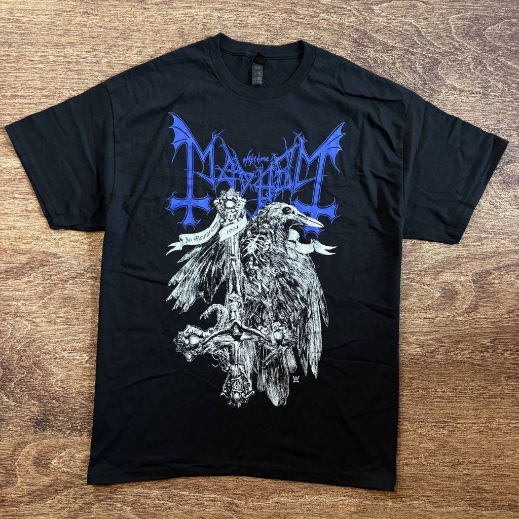 EXCLUSIVE KAOS BAND OFFICIAL MAYHEM - RAVEN TSHIRT ORIGINAL WEBSTORE
