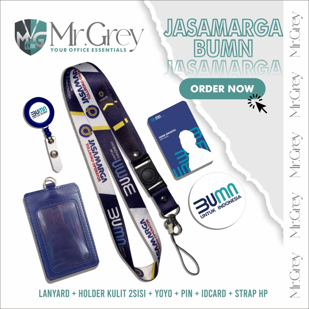 Lanyard JASAMARGA / Tali idcard JASAMARGA [Ready stock] Termurah